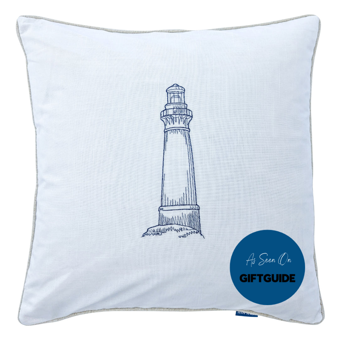 Lighthouse White Kids Cushion Cover | Mirage Haven