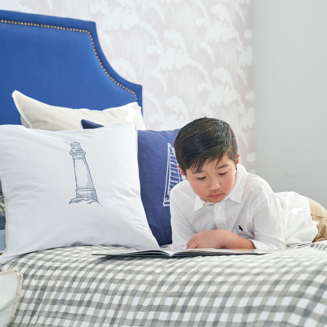 Lighthouse White Kids Cushion Cover | Mirage Haven