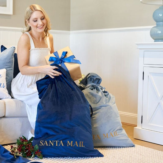 Mirage Haven Christmas Sack Luxury Velvet Australia