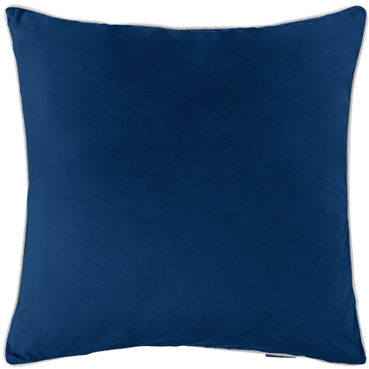 SARINA Prussian Blue Premium Velvet Cushion Cover | Mirage Haven 