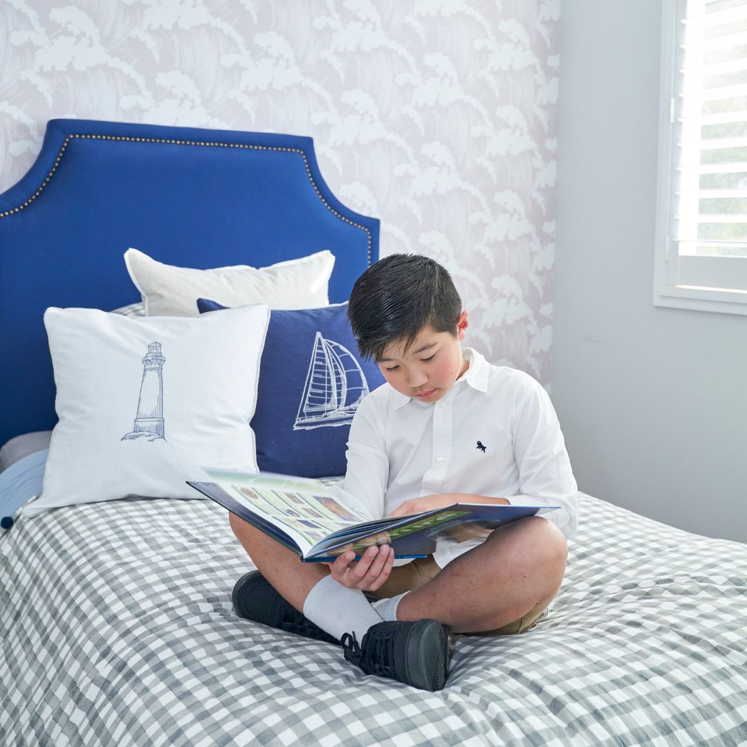 Lighthouse White Kids Cushion Cover | Mirage Haven 