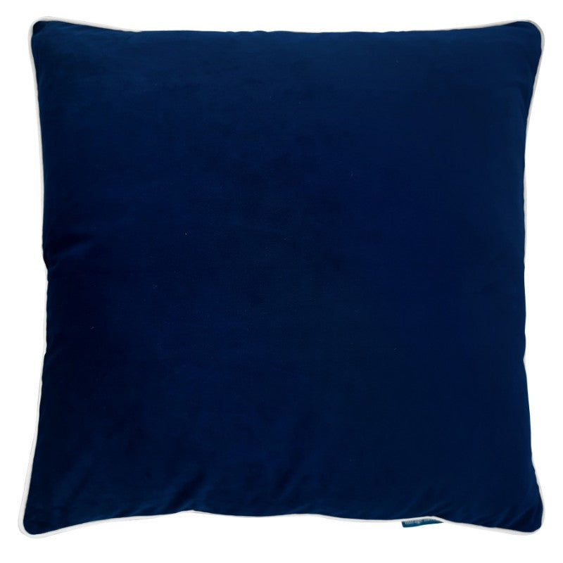 SARINA Premium Velvet White Piping Cushion Cover | Mirage Haven 