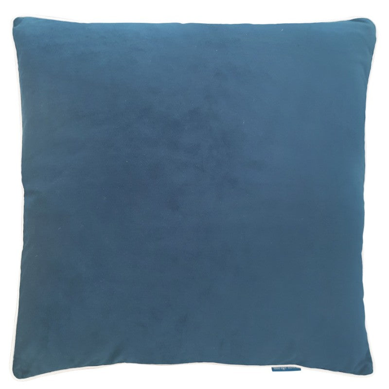 SARINA Premium Velvet White Piping Cushion Cover | Mirage Haven 